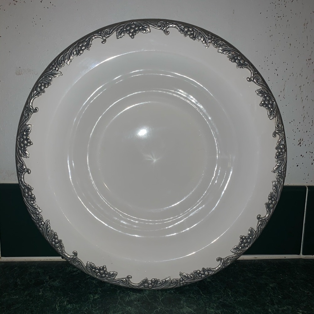 Arthur Court Earthen Metalware Grape 12.5 Bowl